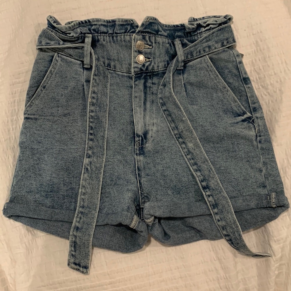High Waisted Jean Shorts